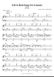 Life Is Real (Song For Lennon)