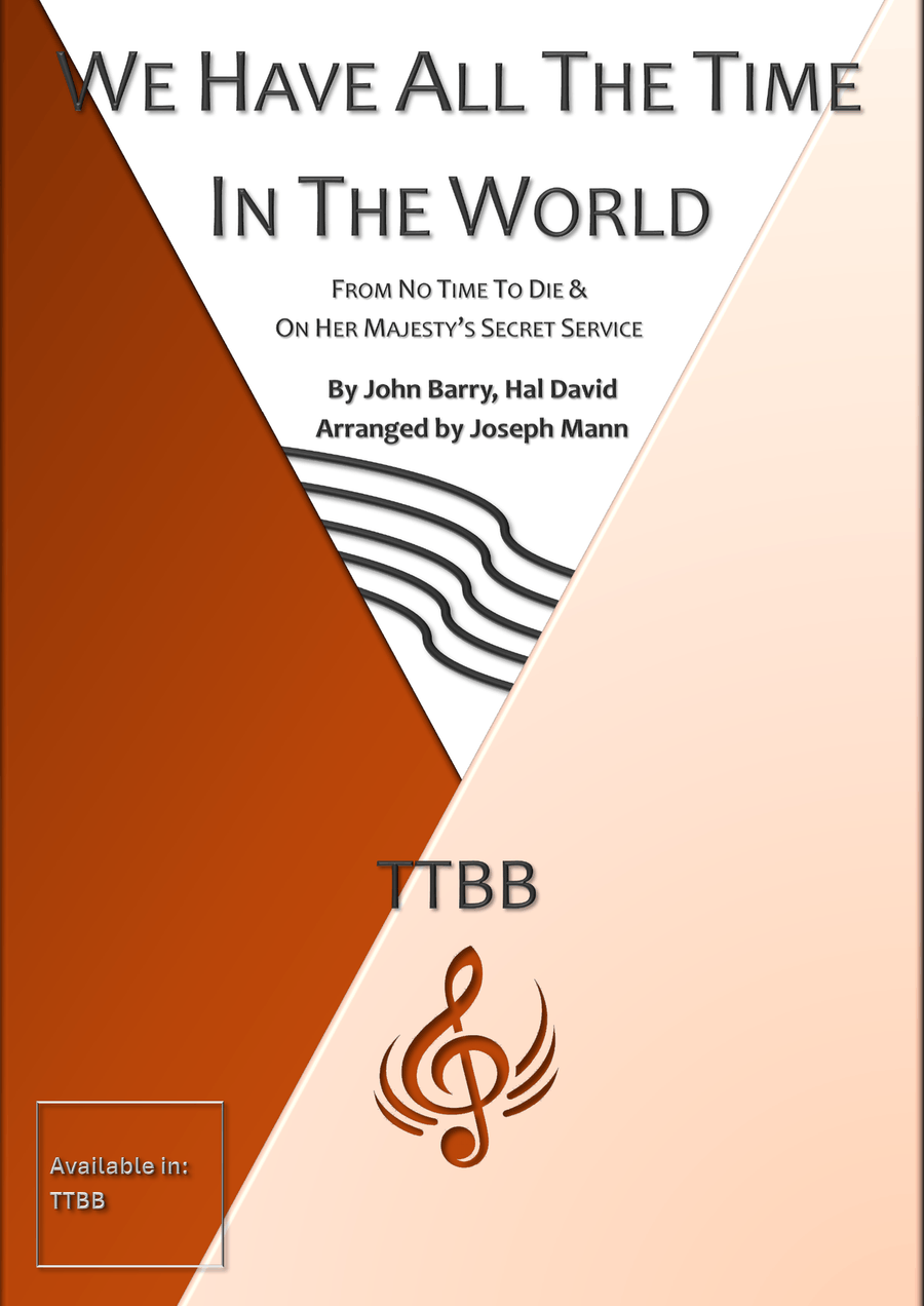 We Have All The Time In The World TTBB scores gallery preview page 1