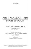 Ain't No Mountain High Enough
