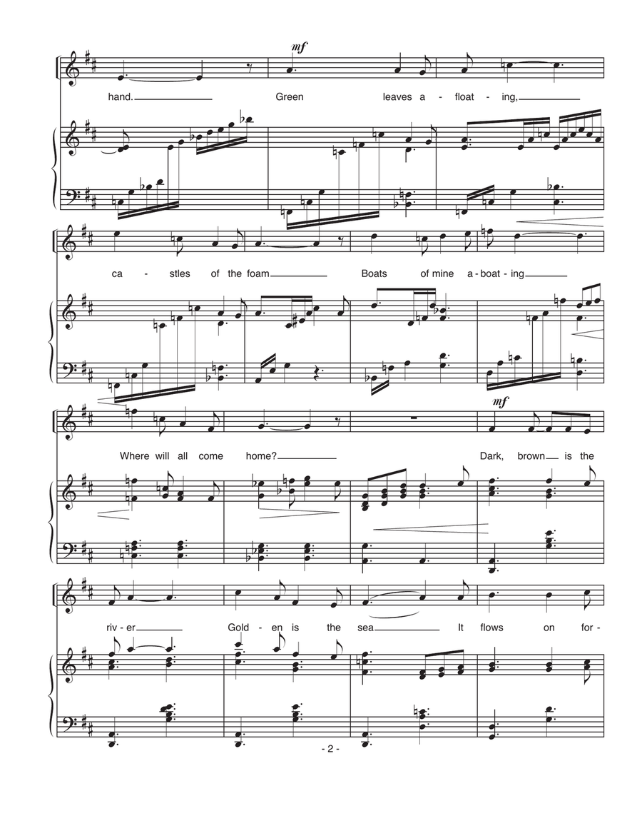 Where God Boats (SAB) Where God Boats (SAB) 3-Part scores gallery preview page 2