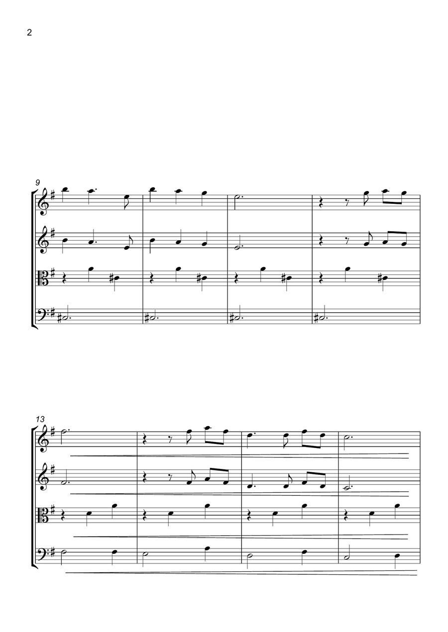 Married Life Married Life String Quartet scores gallery preview page 3