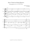 Snow Train for String Quartet