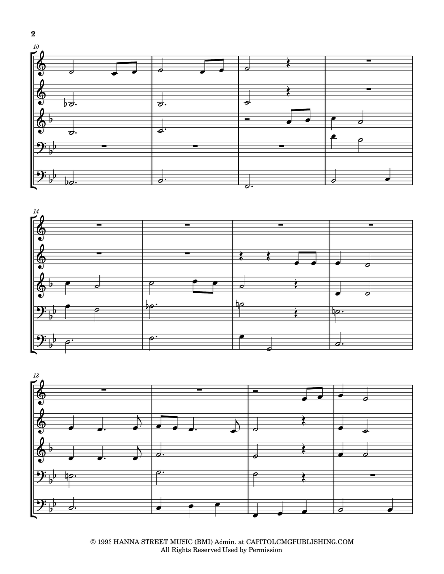 There's Something About That Name Brass Quintet scores gallery preview page 2