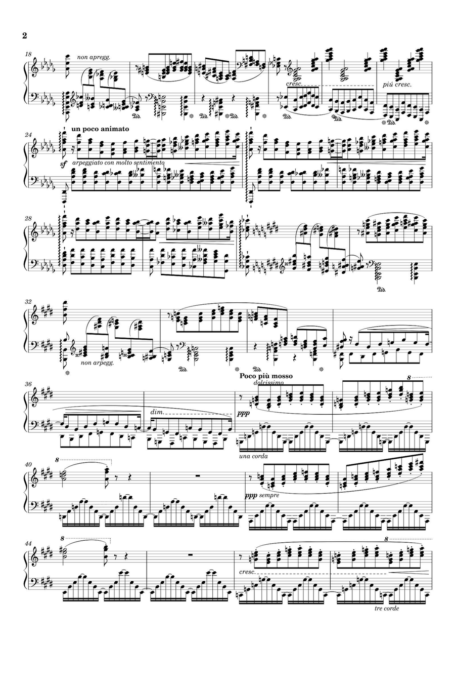 Études d'exécution Transcendante Harmonies du Soir S.139 - Franz Liszt Piano Solo scores gallery preview page 2