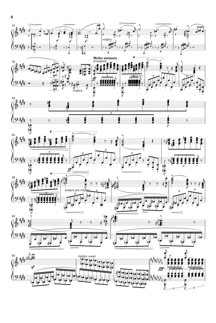 Études d'exécution Transcendante Harmonies du Soir S.139 - Franz Liszt Piano Solo scores gallery preview page 4