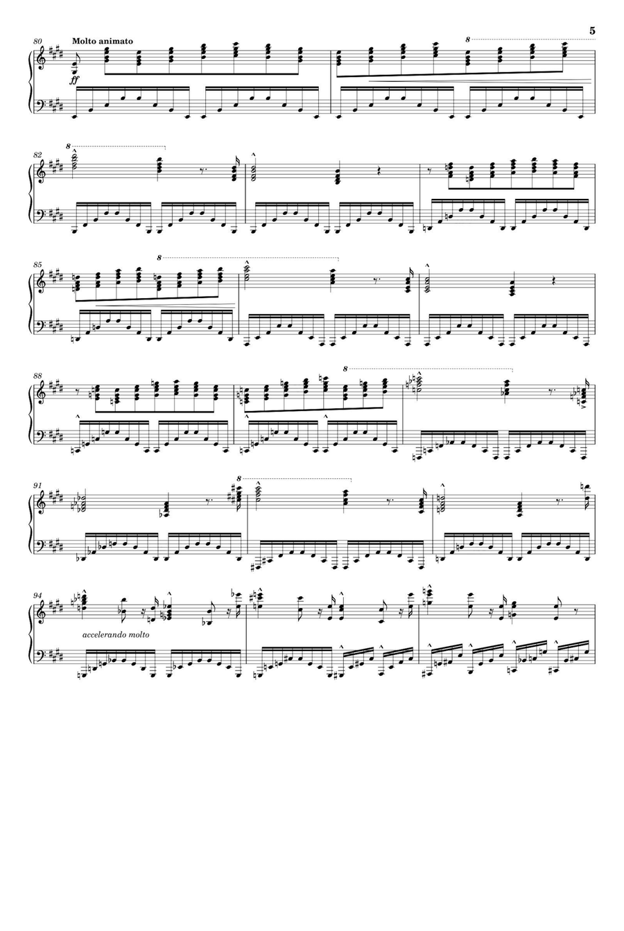 12 Grandes études, S. 137 (No. 11) Lento assai - Franz Liszt Piano Solo scores gallery preview page 5
