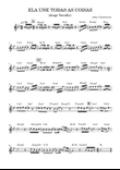 Ela Une Todas As Coisas - Partitura com cifra