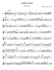 Long Live - Partitura com cifra