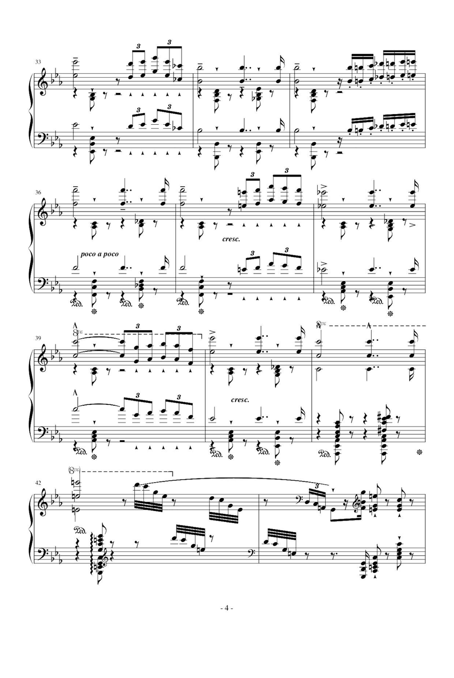 Eroica (Allegro) - Franz Liszt Piano Solo scores gallery preview page 4