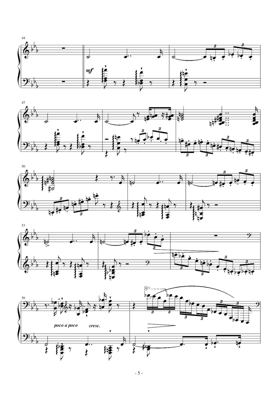 Eroica (Allegro) - Franz Liszt Piano Solo scores gallery preview page 5