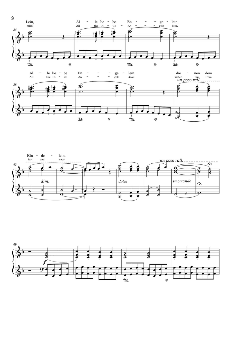 Weihnachtsbaum No. 1 Altes Wiehnachtslied Psallite - Piano score Piano Solo scores gallery preview page 2