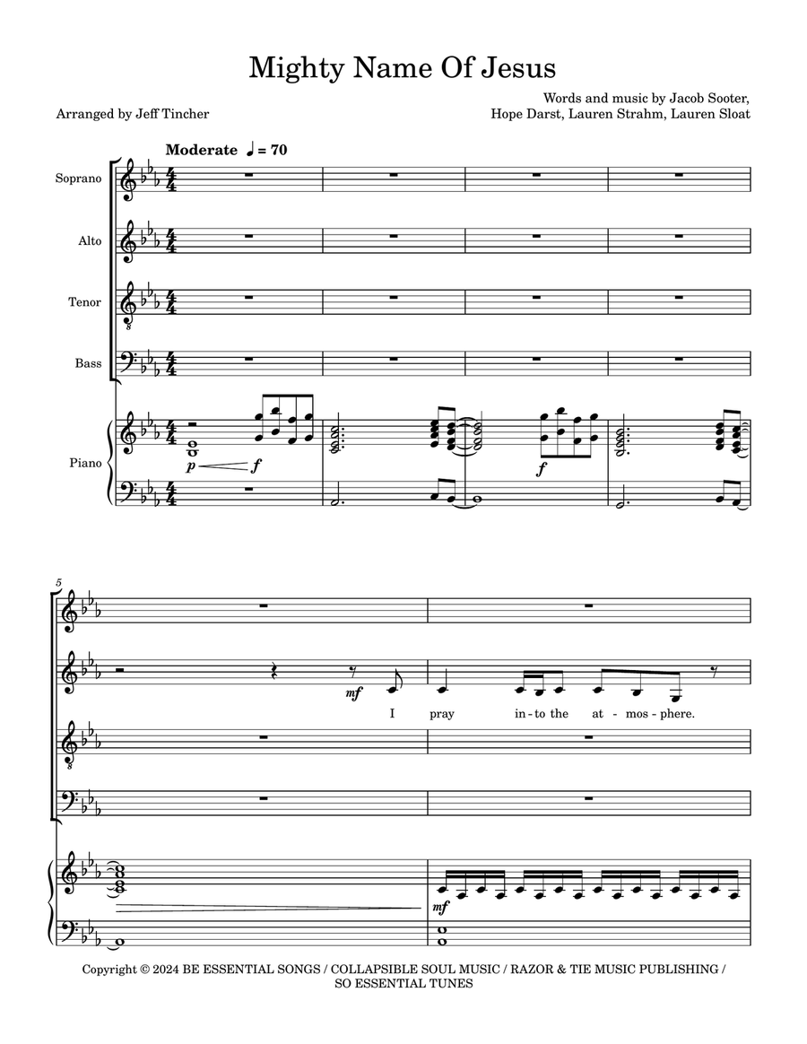 Mighty Name Of Jesus Mighty Name Of Jesus 4-Part scores gallery preview page 2