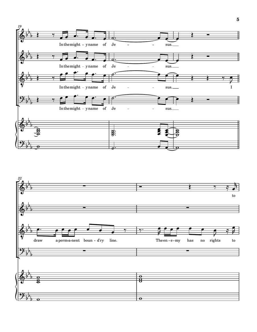 Mighty Name Of Jesus Mighty Name Of Jesus 4-Part scores gallery preview page 6