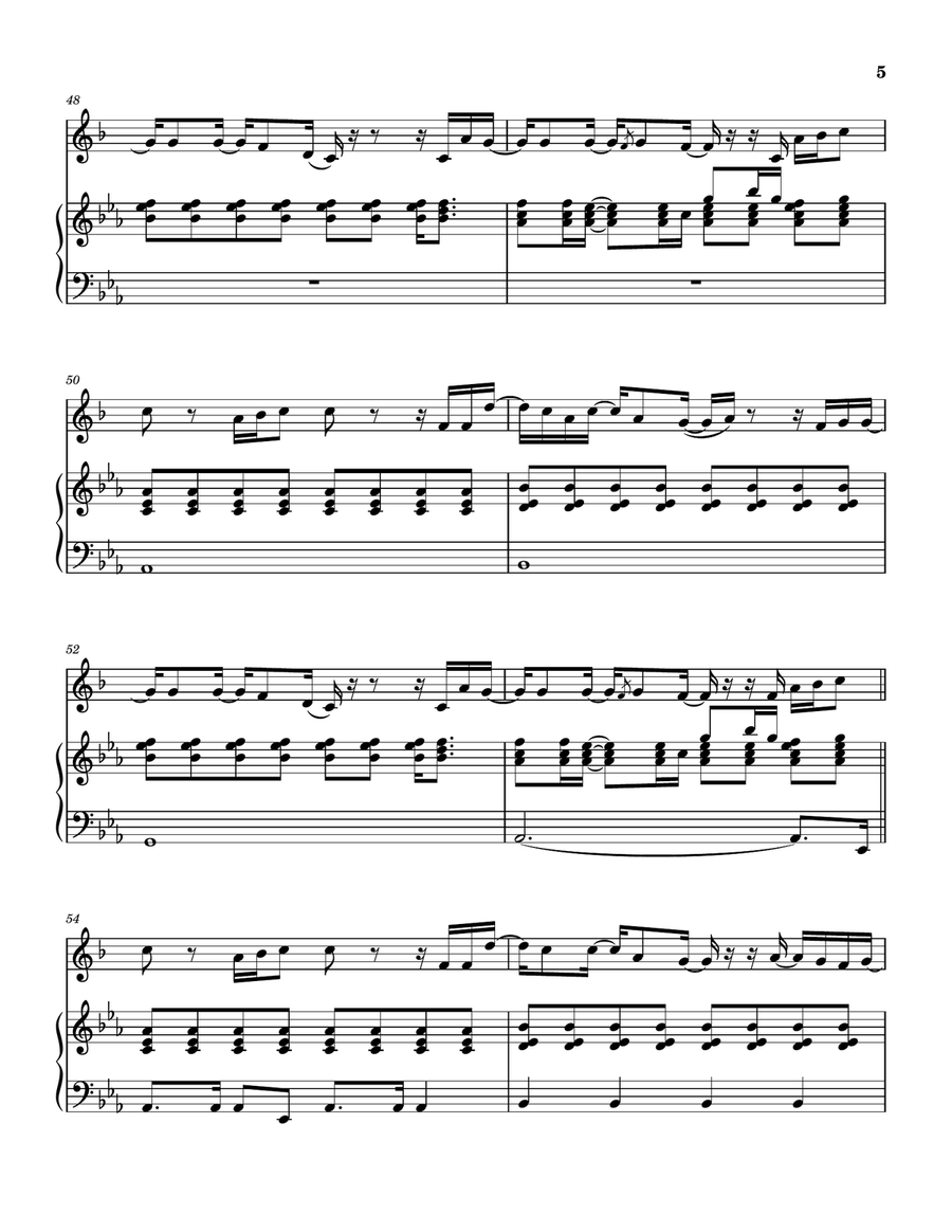 Mighty Name Of Jesus Mighty Name Of Jesus B-Flat Trumpet scores gallery preview page 6