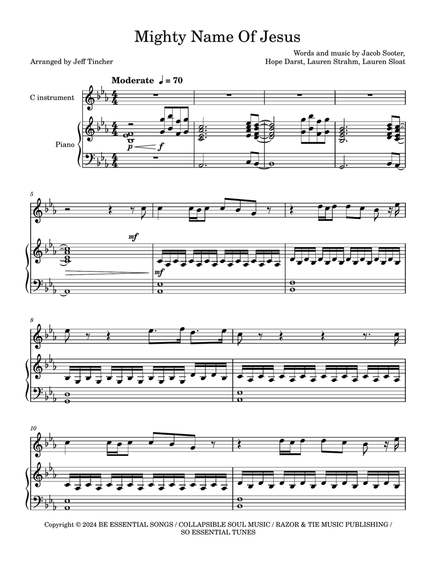 Mighty Name Of Jesus Mighty Name Of Jesus Flute scores gallery preview page 2