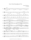 Viola for Snow Train for String Quartet