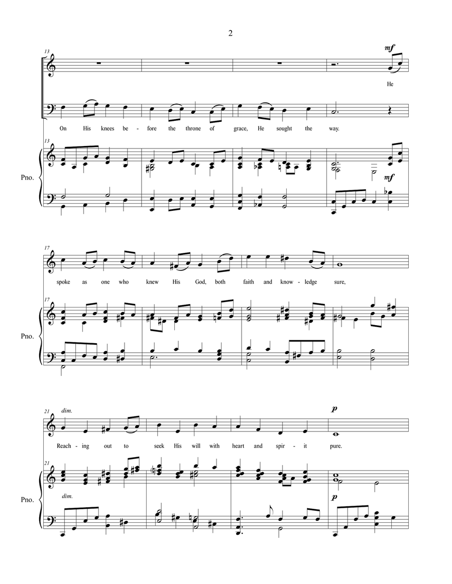 Sacred Anthems for Choir, volume 4 4-Part scores gallery preview page 5