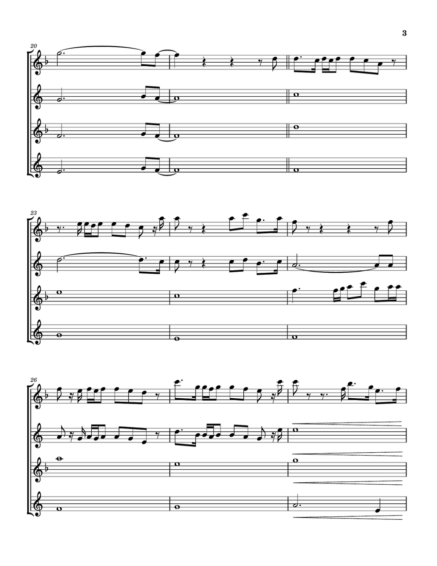 Mighty Name Of Jesus Saxophone Quartet scores gallery preview page 4