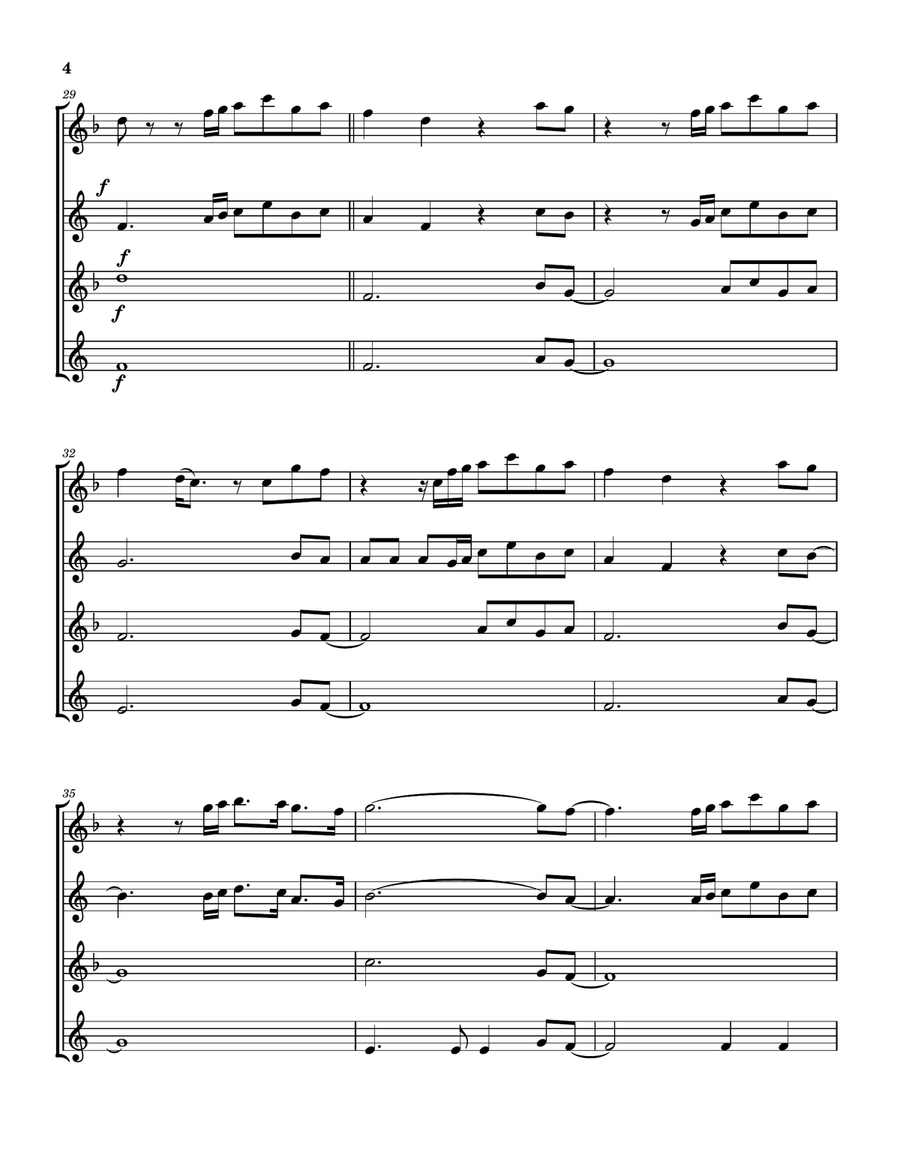 Mighty Name Of Jesus Saxophone Quartet scores gallery preview page 5