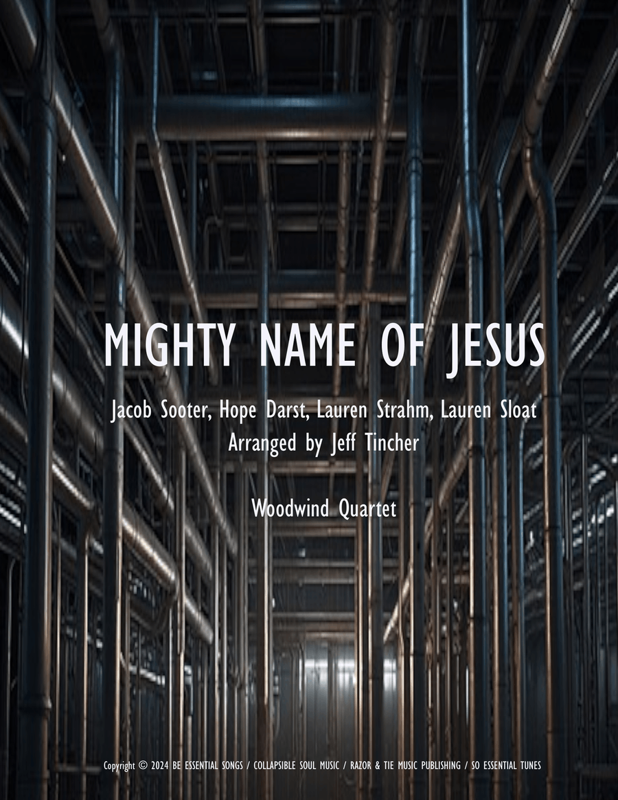 Mighty Name Of Jesus Woodwind Quartet scores gallery preview page 1