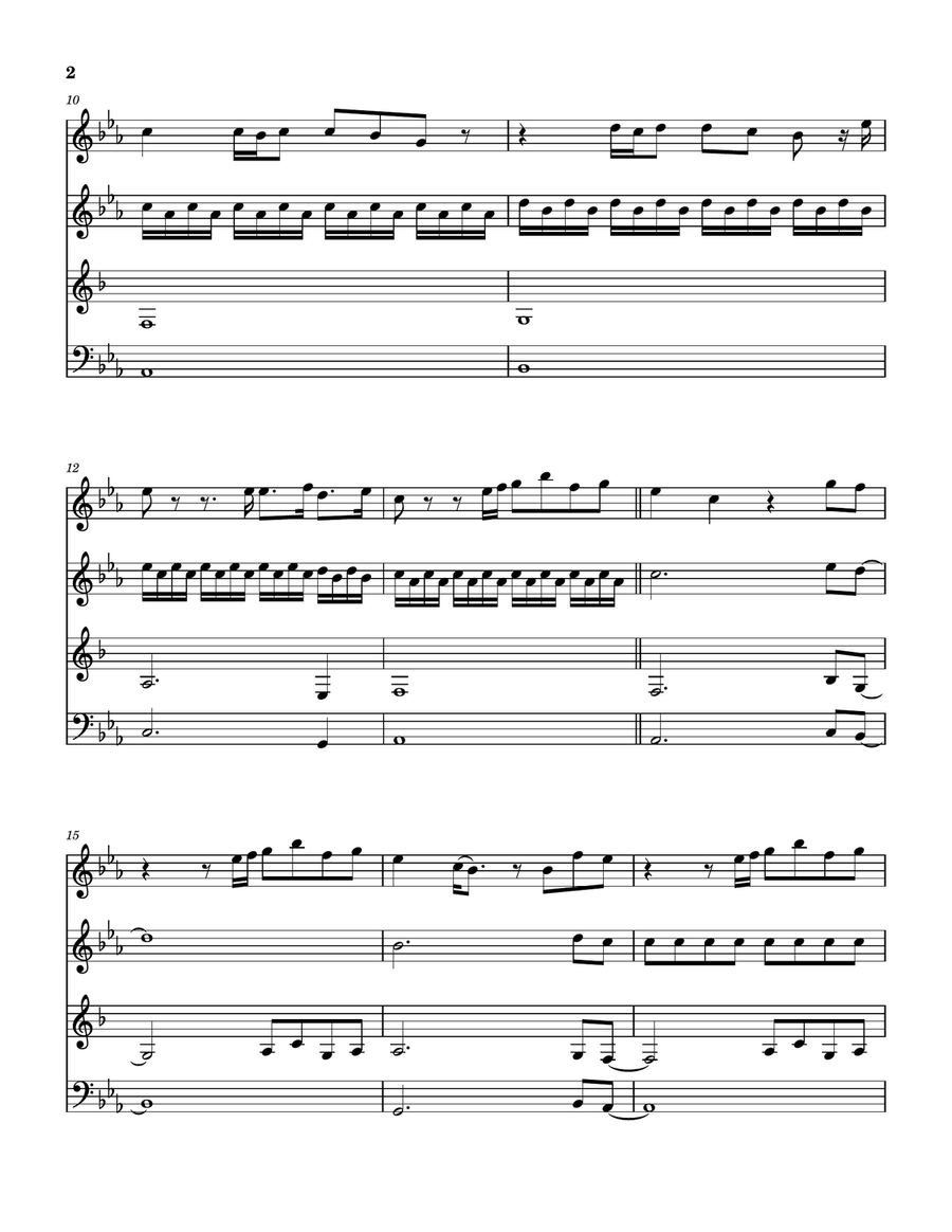 Mighty Name Of Jesus Woodwind Quartet scores gallery preview page 3
