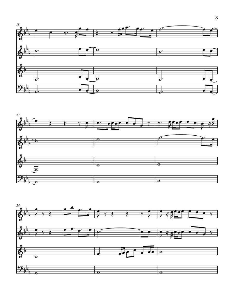 Mighty Name Of Jesus Woodwind Quartet scores gallery preview page 4