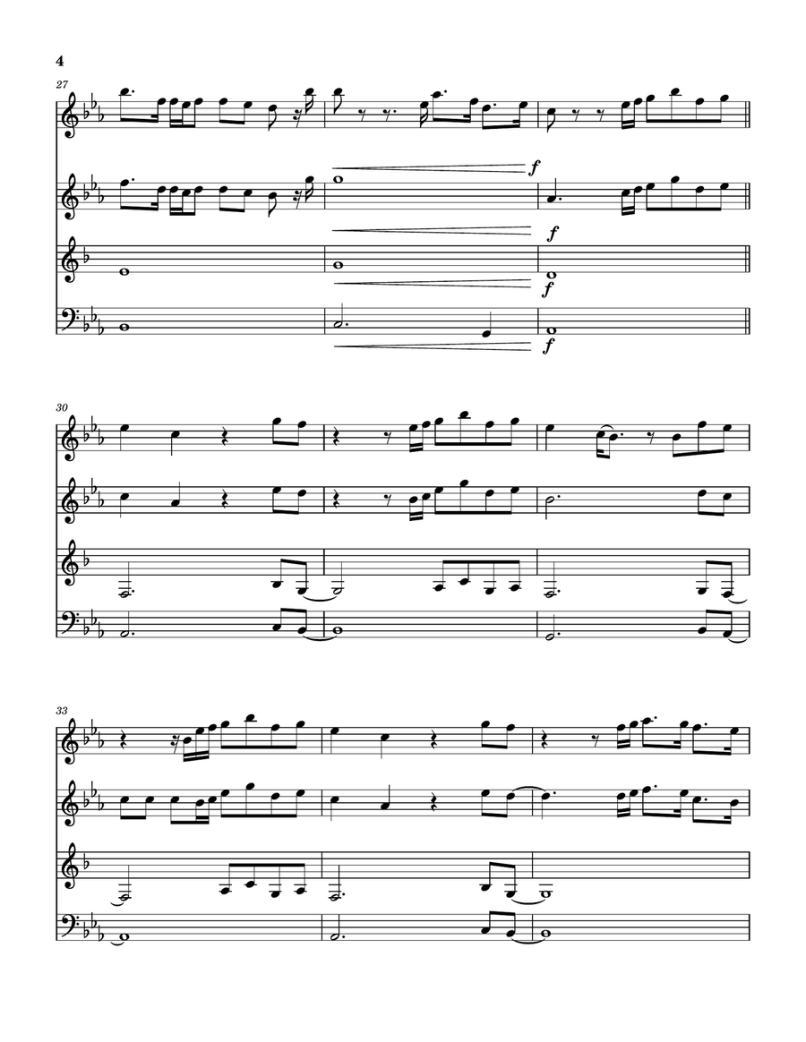 Mighty Name Of Jesus Woodwind Quartet scores gallery preview page 5