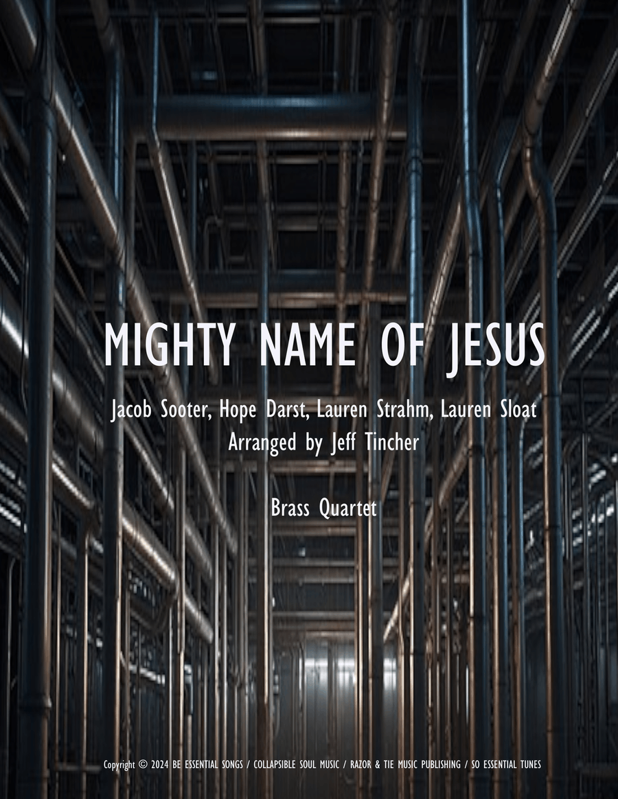 Mighty Name Of Jesus Mighty Name Of Jesus Brass Quartet scores gallery preview page 1