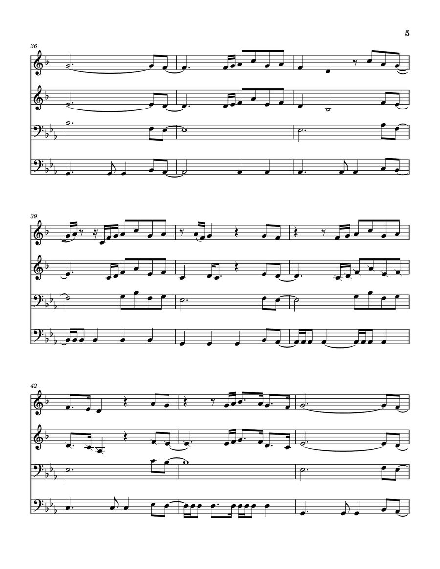 Mighty Name Of Jesus Mighty Name Of Jesus Brass Quartet scores gallery preview page 6
