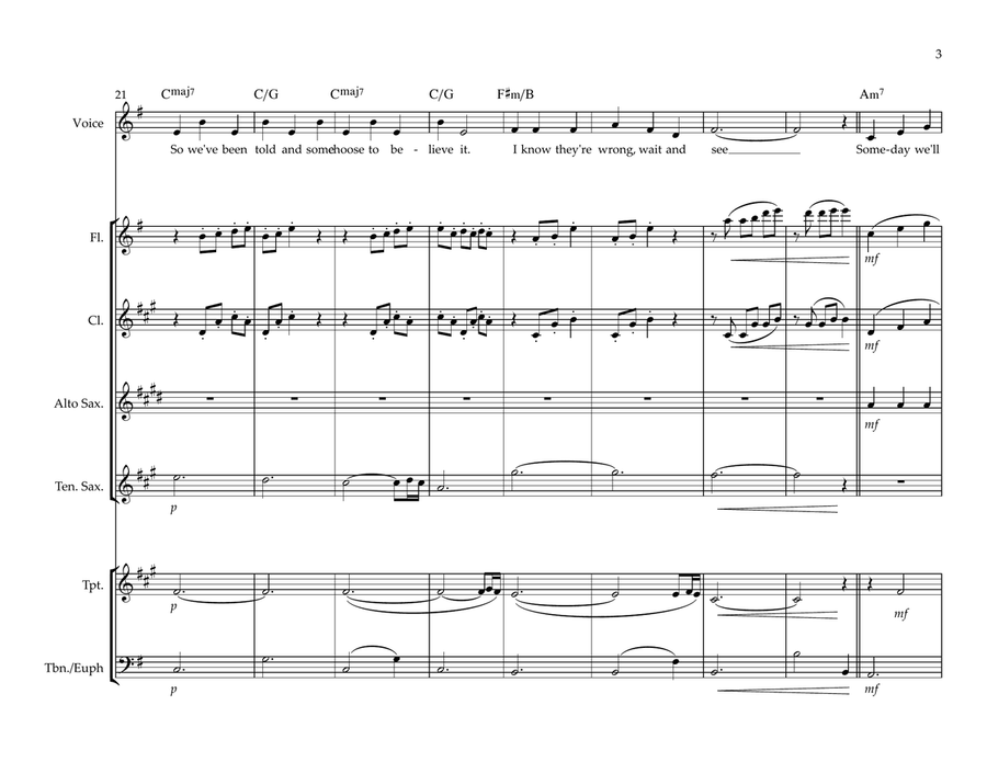 Rainbow Connection Rainbow Connection Large Ensemble scores gallery preview page 3