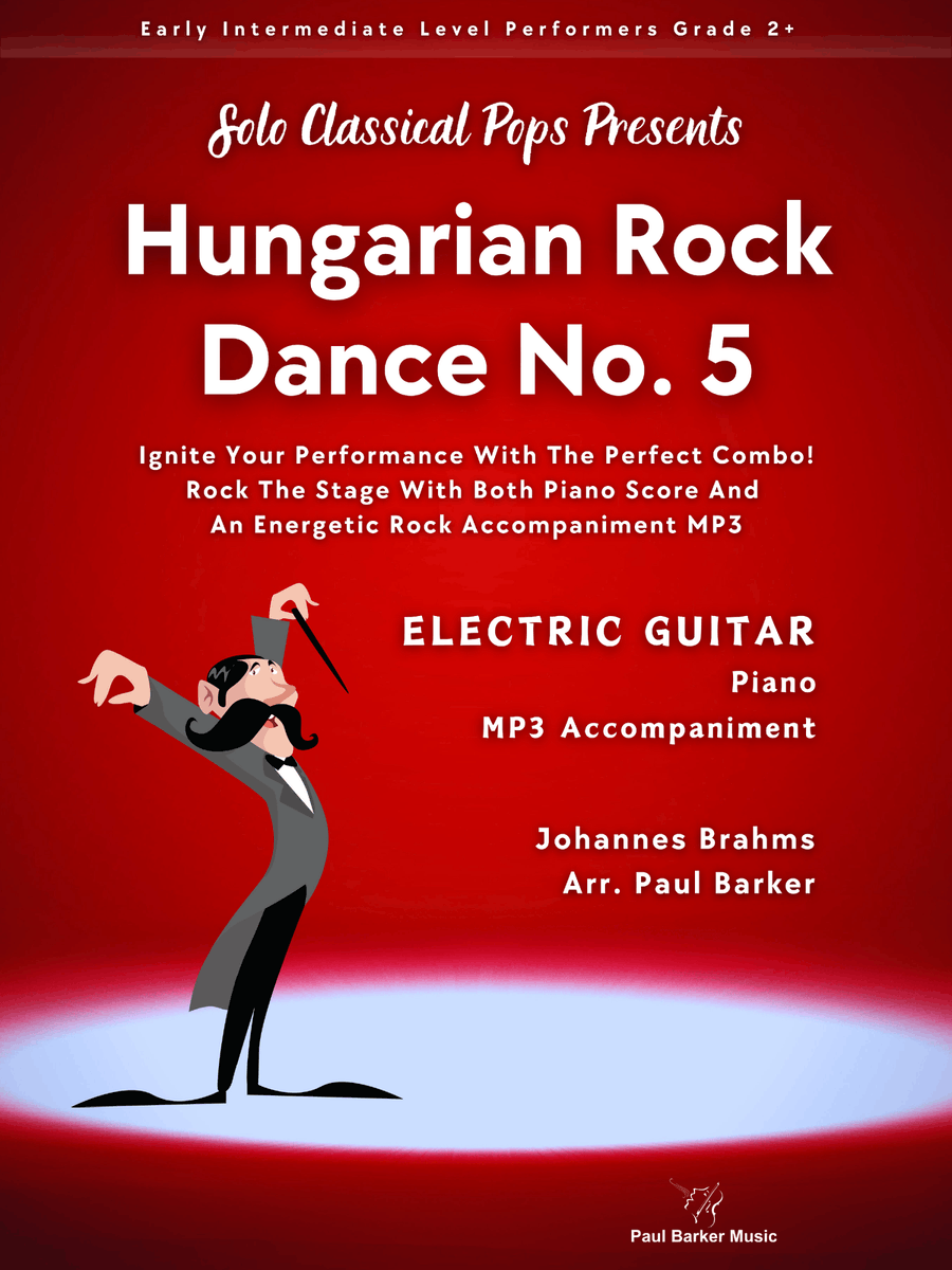 Hungarian Rock Dance No. 5 (Electric Guitar & Piano) Electric Guitar scores gallery preview page 1