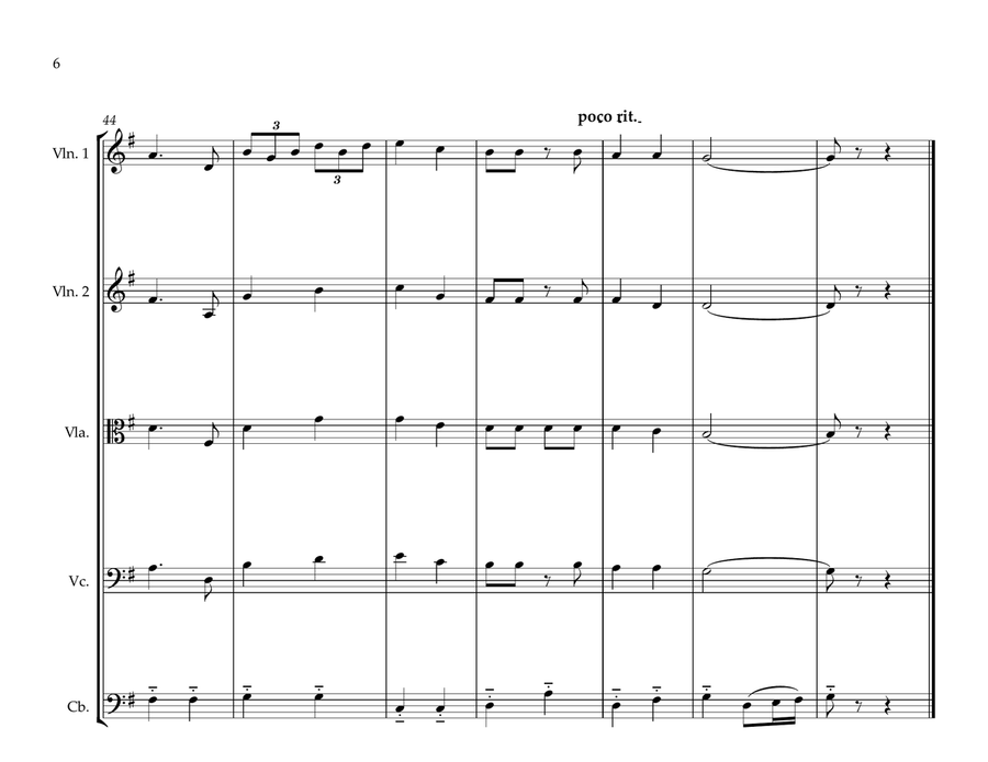 Samoan National Anthem for String Orchestra String Orchestra scores gallery preview page 6