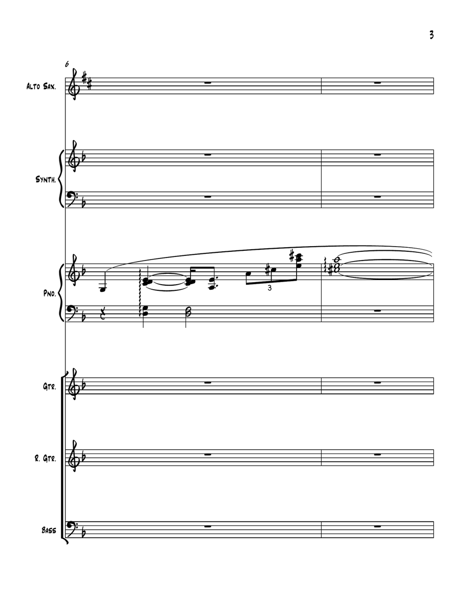 Abstract Art Abstract Art Jazz Ensemble scores gallery preview page 3