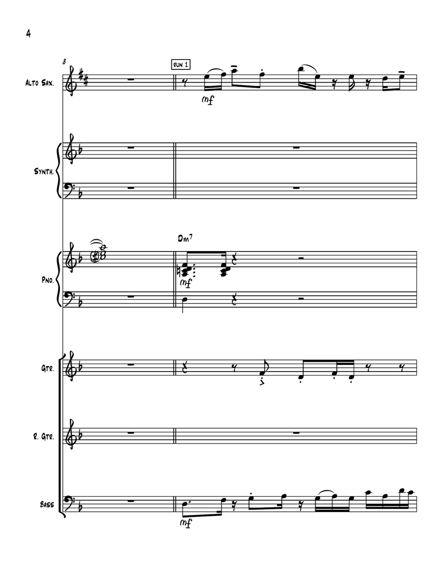 Abstract Art Abstract Art Jazz Ensemble scores gallery preview page 4