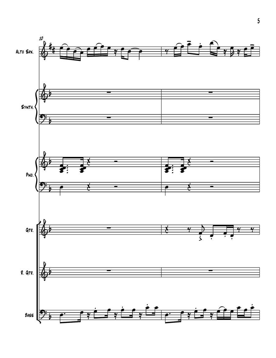 Abstract Art Abstract Art Jazz Ensemble scores gallery preview page 5