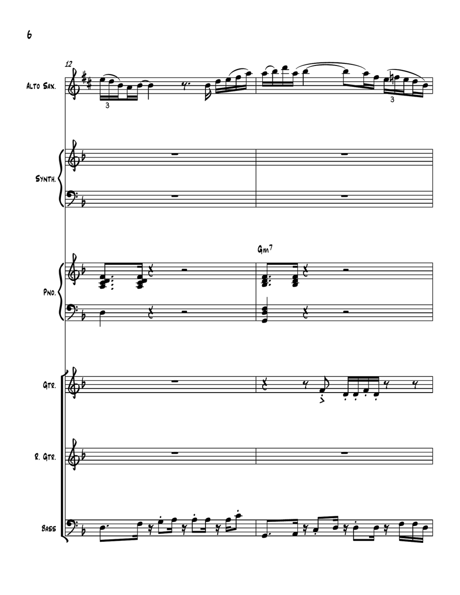 Abstract Art Abstract Art Jazz Ensemble scores gallery preview page 6