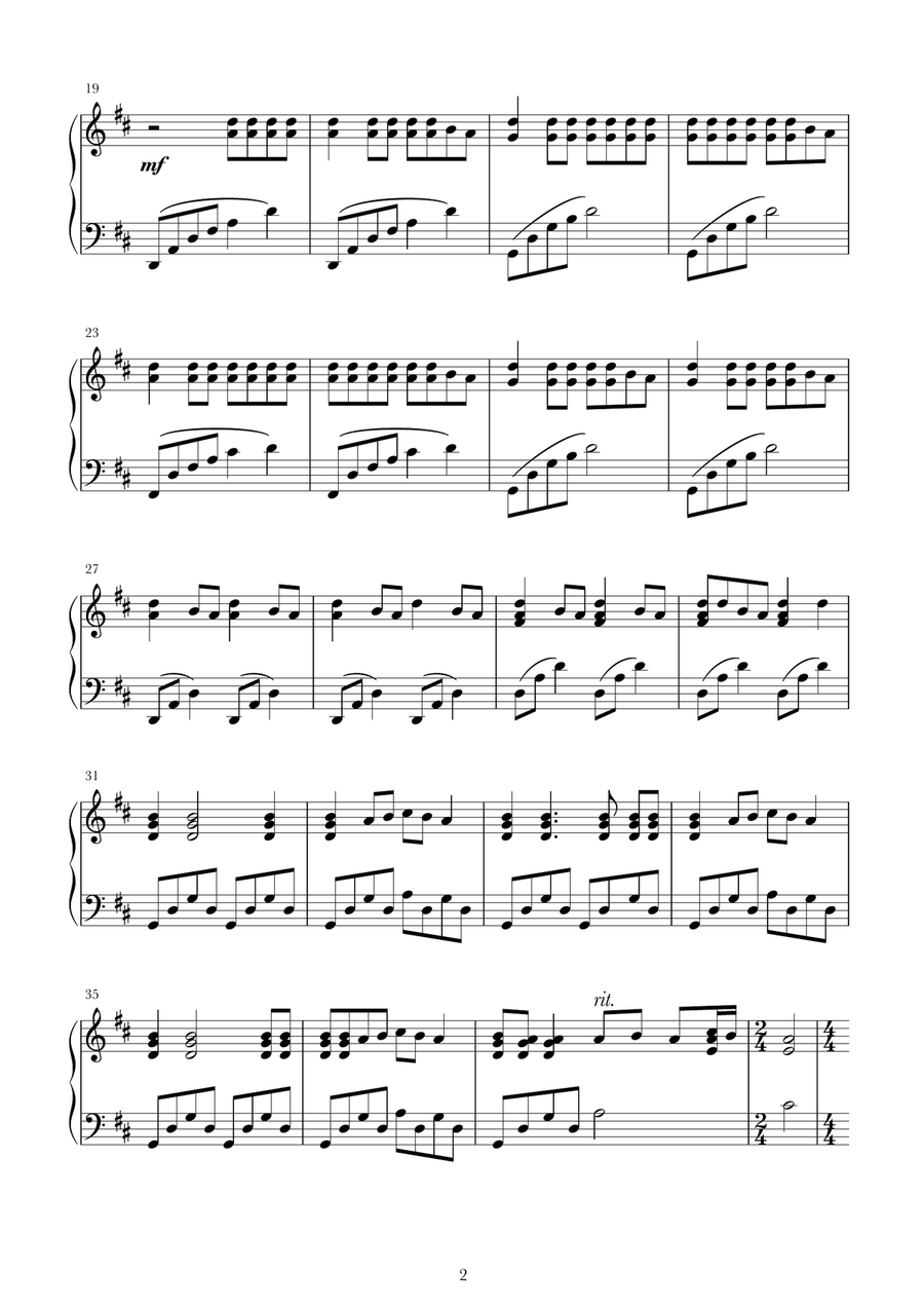 Luther Luther Piano Solo scores gallery preview page 2