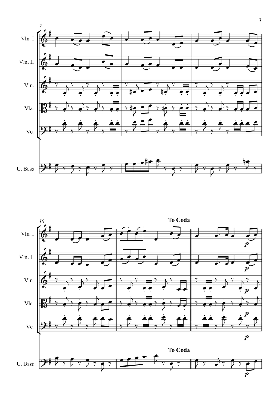 The Thistle of Scotland The Thistle of Scotland String Orchestra scores gallery preview page 3