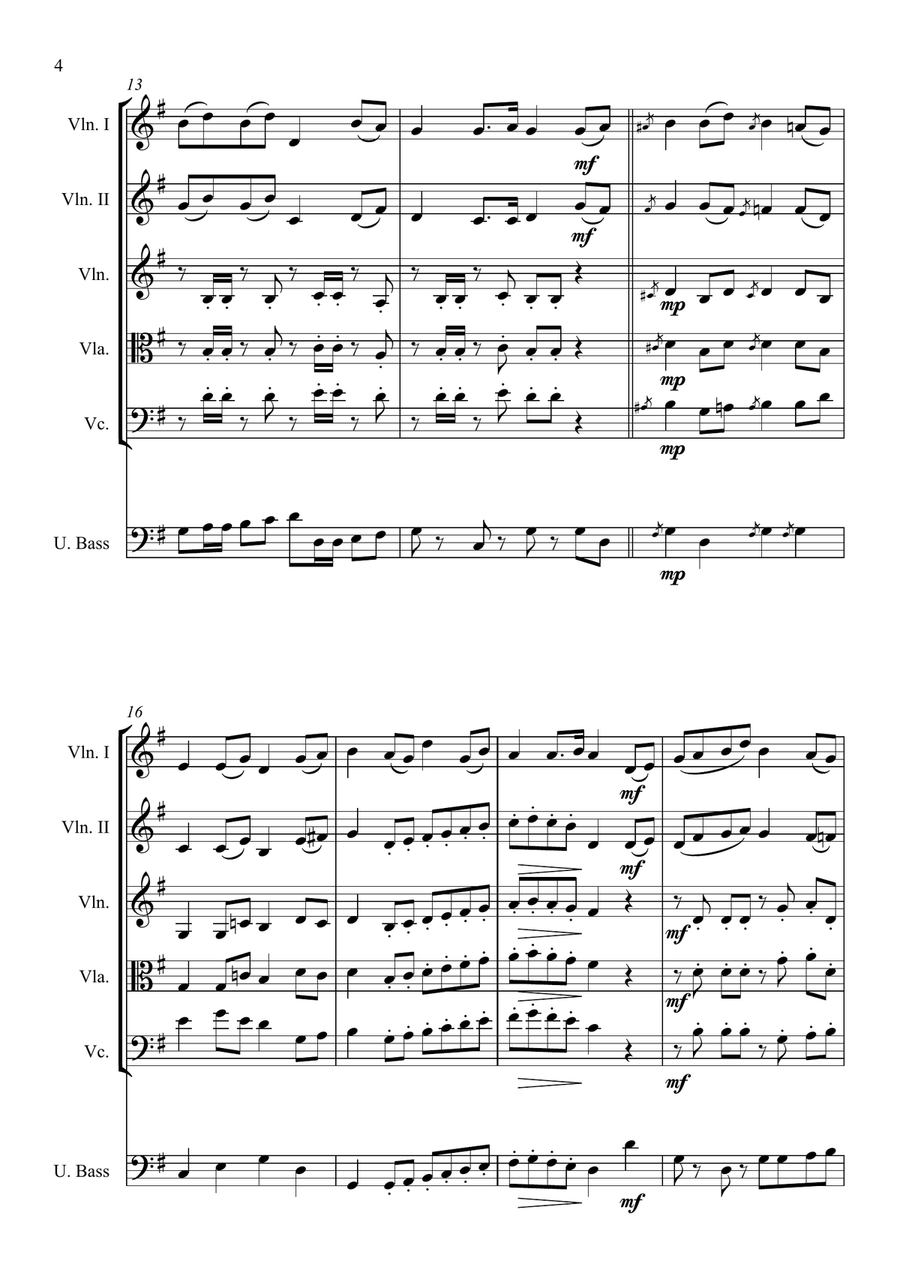 The Thistle of Scotland The Thistle of Scotland String Orchestra scores gallery preview page 4