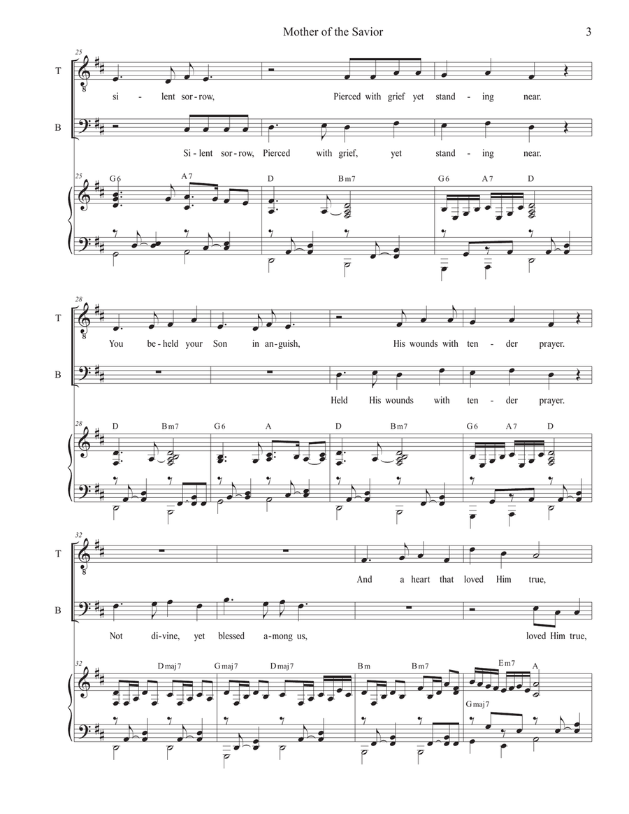 Mother of the Savior (2-part choir - (TB) TB scores gallery preview page 3