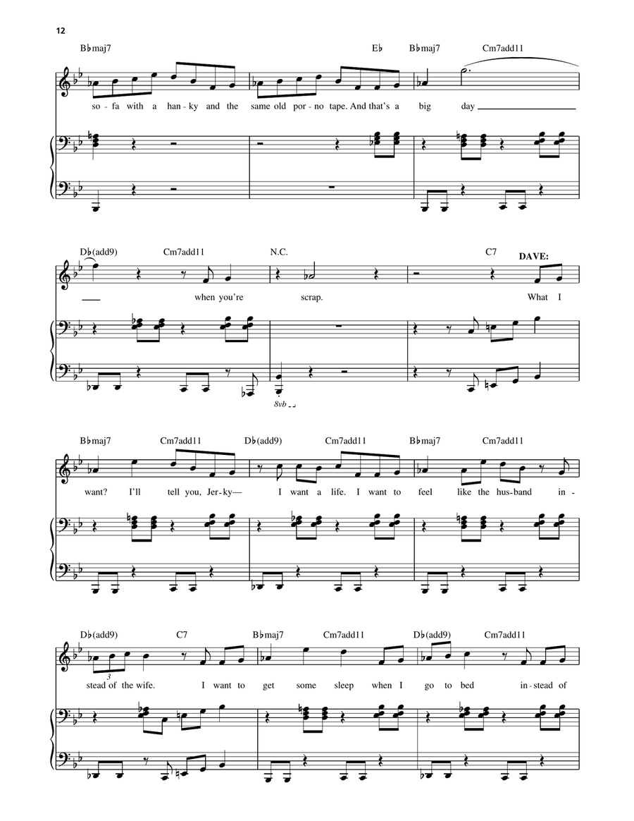 Scrap (from The Full Monty) Voice scores gallery preview page 3