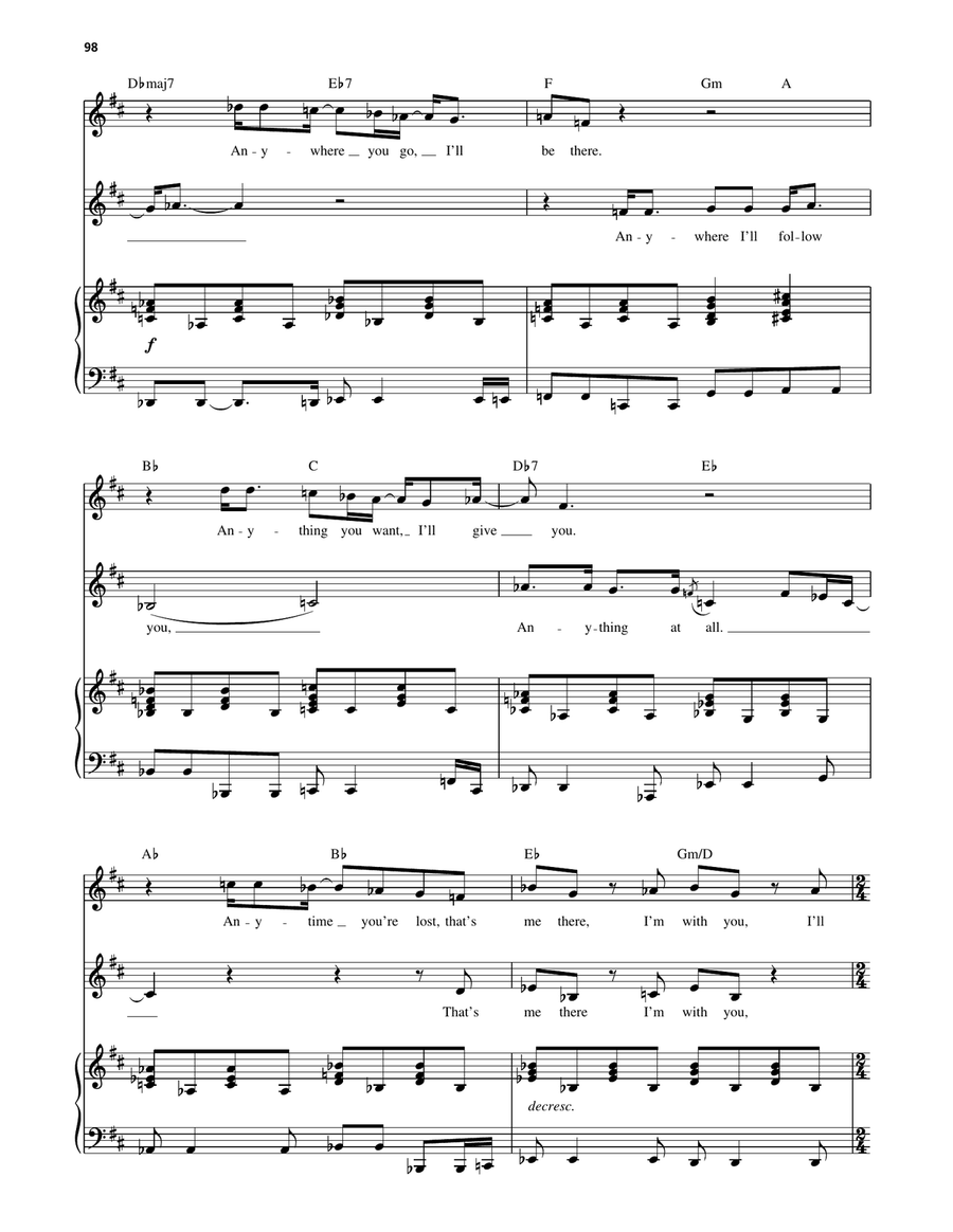 You Rule My World (Reprise) (from The Full Monty) Voice scores gallery preview page 3