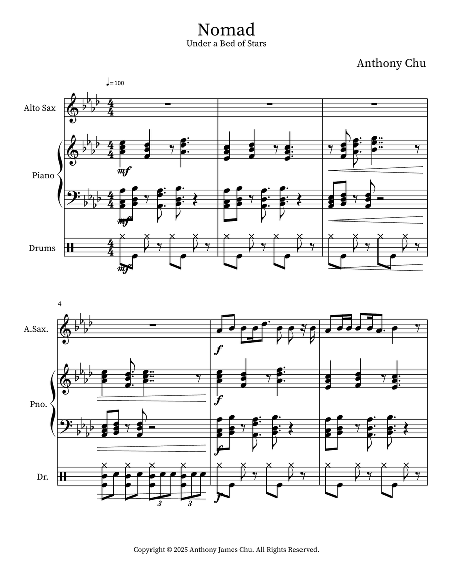 Nomad Nomad Small Ensemble scores gallery preview page 1