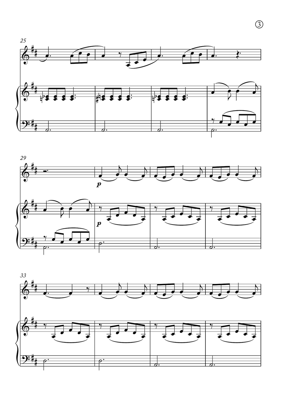 Barcarolle Barcarolle Chamber Music scores gallery preview page 3