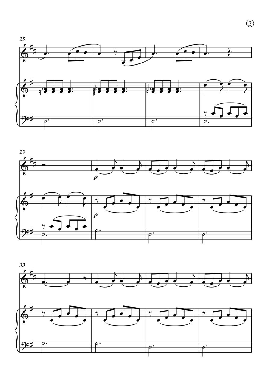 Barcarolle Barcarolle Chamber Music scores gallery preview page 3