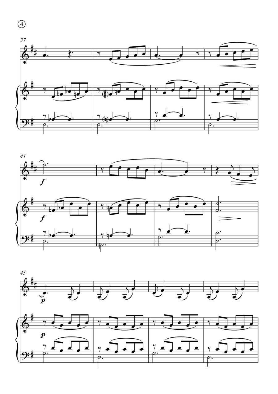 Barcarolle Barcarolle Chamber Music scores gallery preview page 4