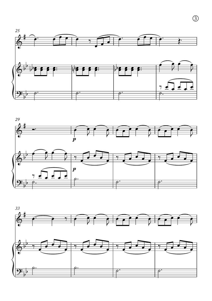 Barcarolle Barcarolle Chamber Music scores gallery preview page 3