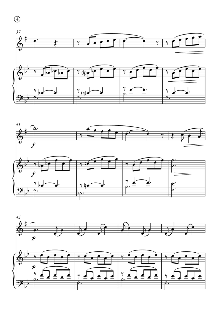 Barcarolle Barcarolle Chamber Music scores gallery preview page 4