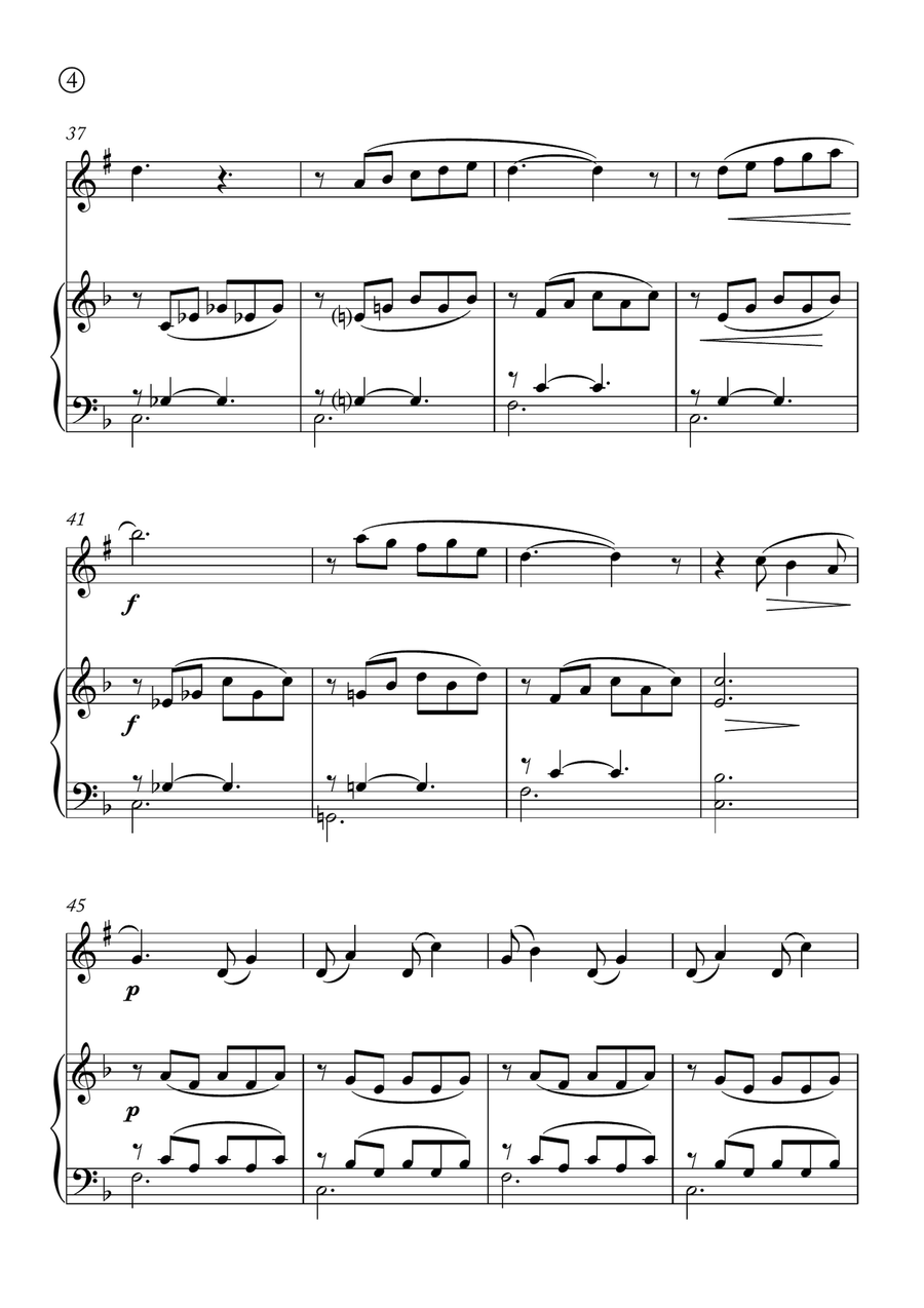Barcarolle Barcarolle Chamber Music scores gallery preview page 4