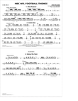 NBC NFL Football Themes (arr. Paul Lavender) - Snare Drum